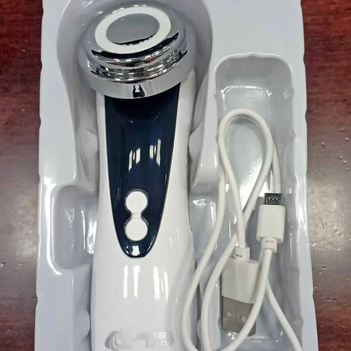 Masajeador facial con luz fototerapia 3 velocidades