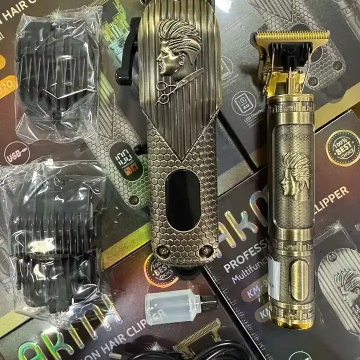 Combo barbero , máquina + parrillera akmi