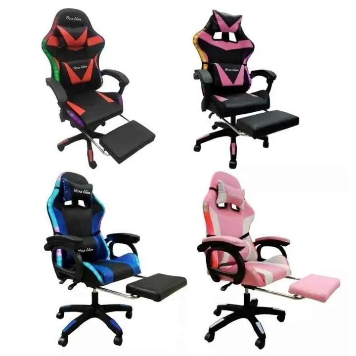 Silla gamer star-vision con luces