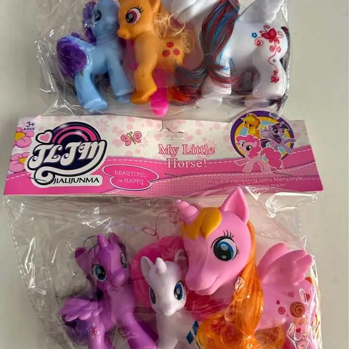 Muñecos unicornios X3