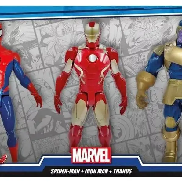 Muñecos marvel articulados original caja X3