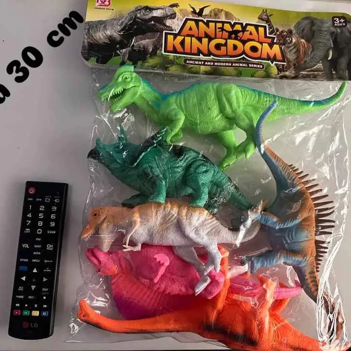 Muñecos dinosaurios grandes de goma X6