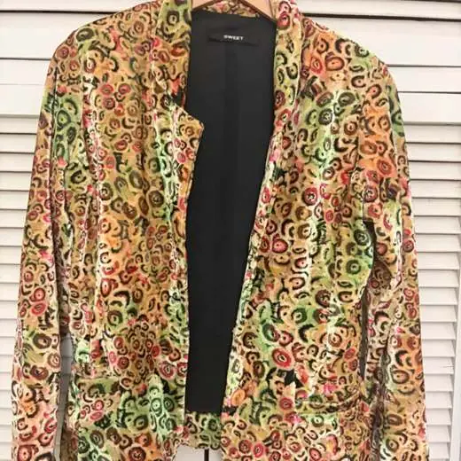 Saco blazer aterciopelado sweet talle L