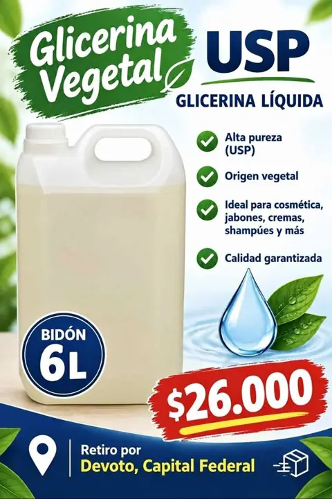 Glicerina Vegetal usp