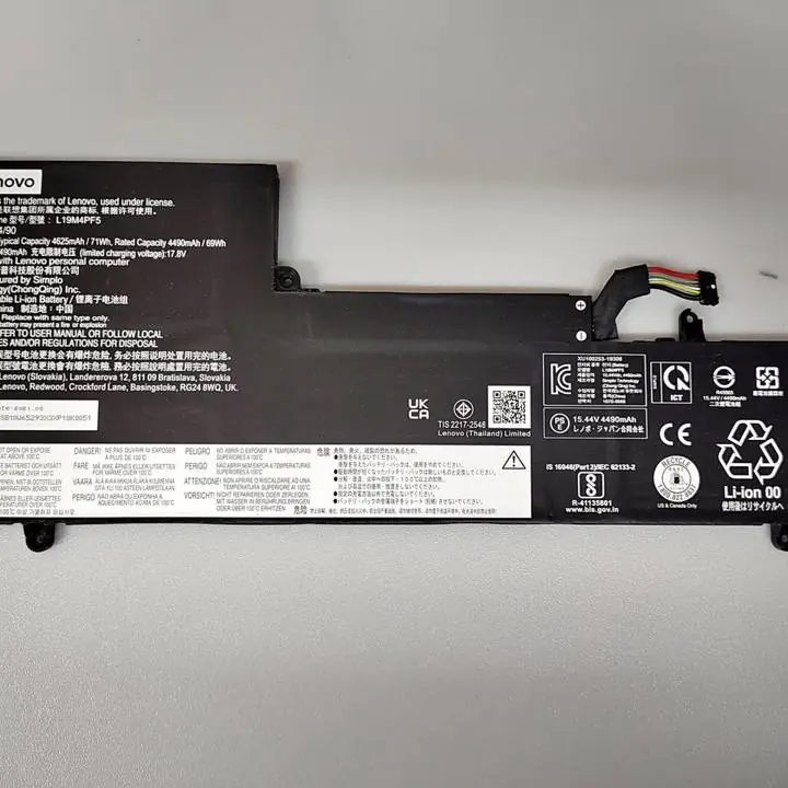 Bateria Original Lenovo Yoga Slim 7-15iil / L19c4pf5 / L19m4pf5