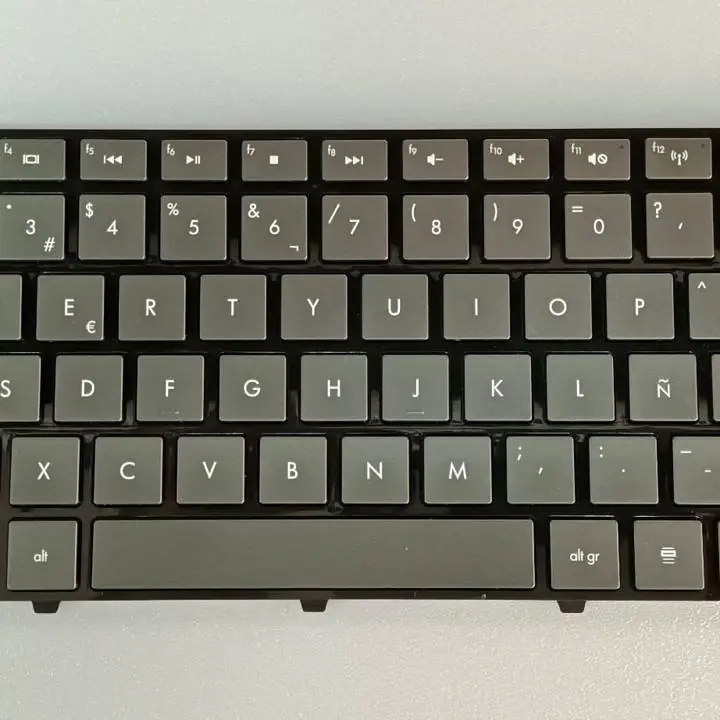 Teclado Hp Pavilion Dv6 3000 3100 3200 C/ Marco Español Gris