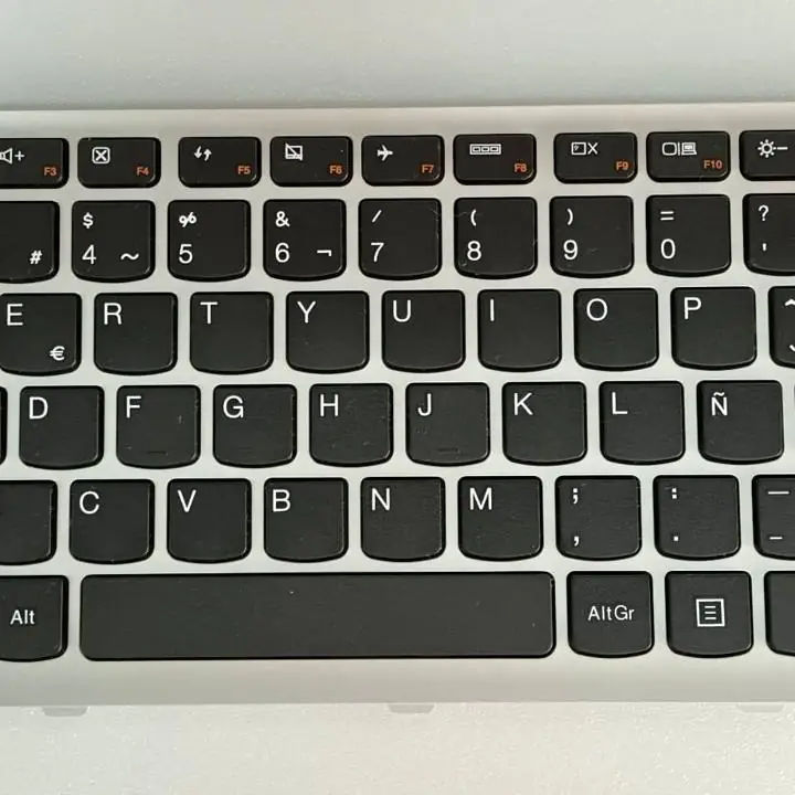 Teclado Lenovo Z400 Z400a Z400t / P400 Plateado / Español / Original