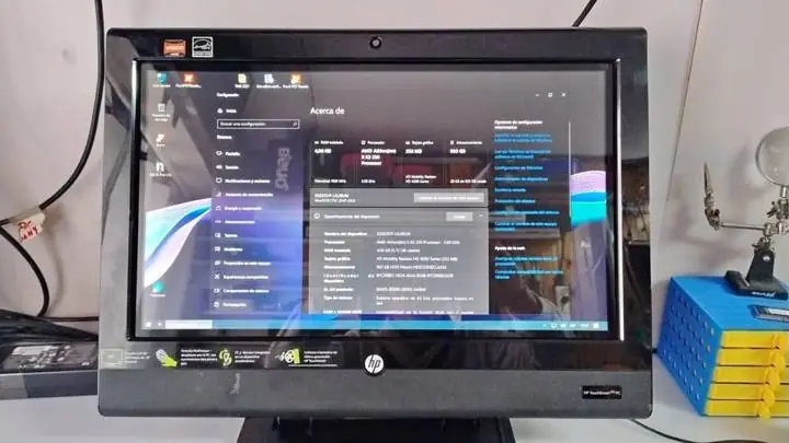 All in one / HP TuochSmart 310 PC / Tactil / 20 Pulgadas