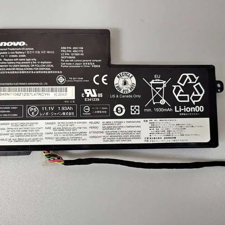 Bateria Lenovo Thinkpad T440 X240 X240s X250 X260 X270 L450
