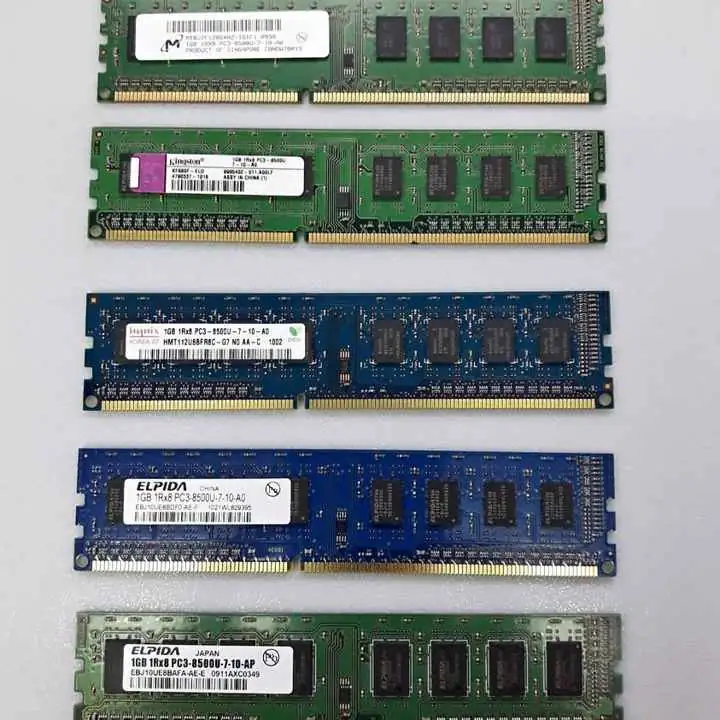 Memorias Pc kingston - Ddr3 1gb 1rx8 Pc3 8500u 7 10 A0