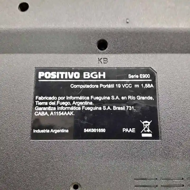 Carcaza Notebook Positivo Bgh E900 E925 E910