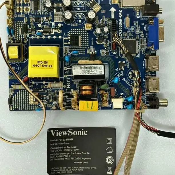 Placa Main Tv / Viewsonic Vtv3275hd / Testeada Ok!