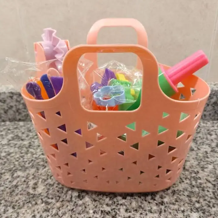 Canastita super completa de masa para modelar NO tóxica