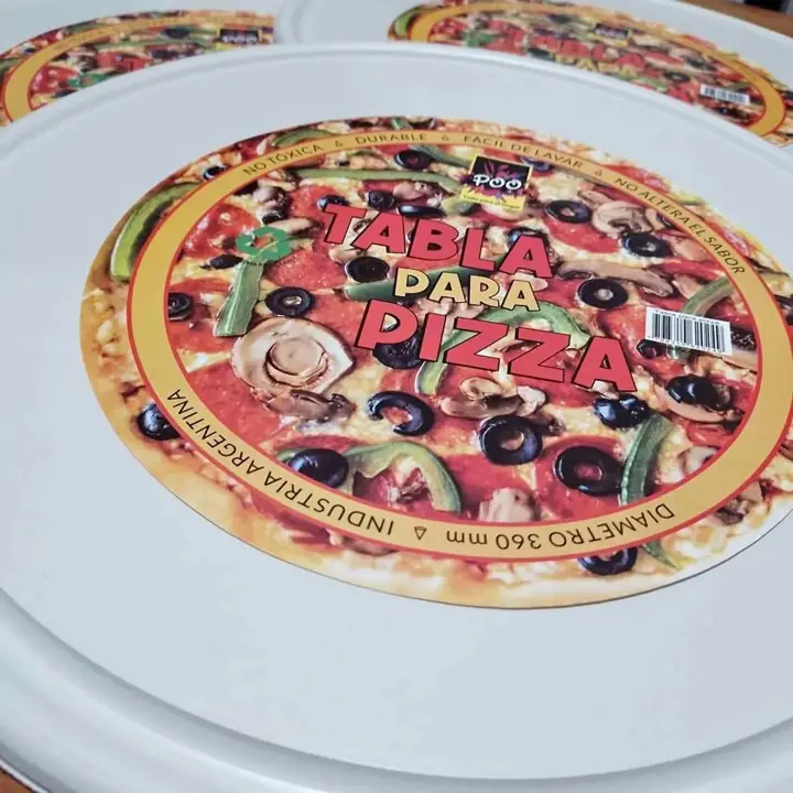 Tabla para pizza x3 marca poo