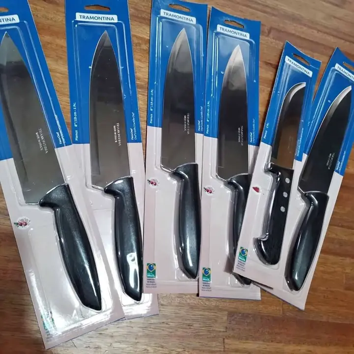 Cuchillos Tramontina de 6 y 8 pulgadas