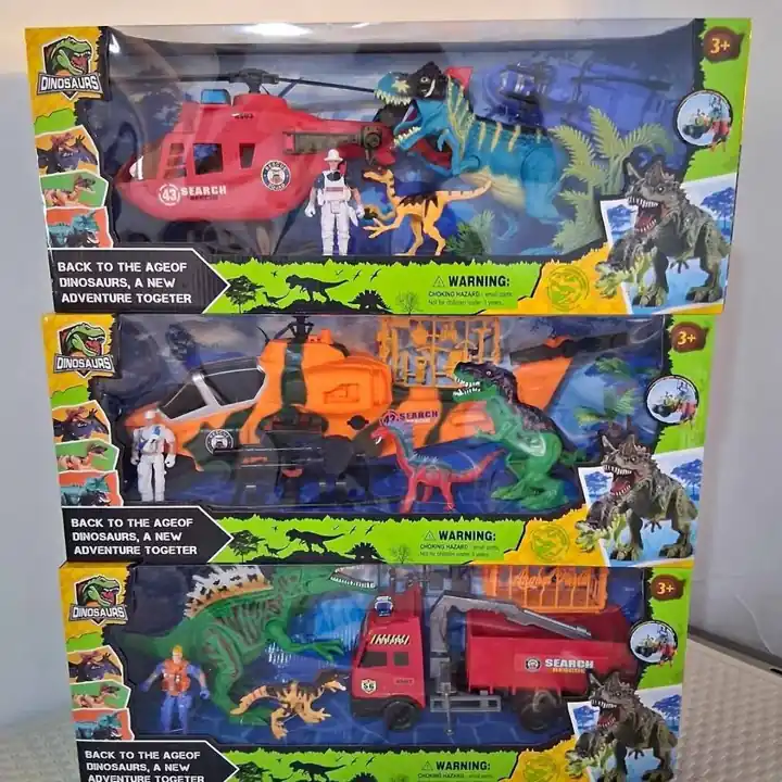 Dinosaurios con accesorios