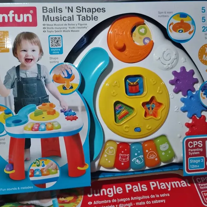 Mesa infantil con sonido y luz