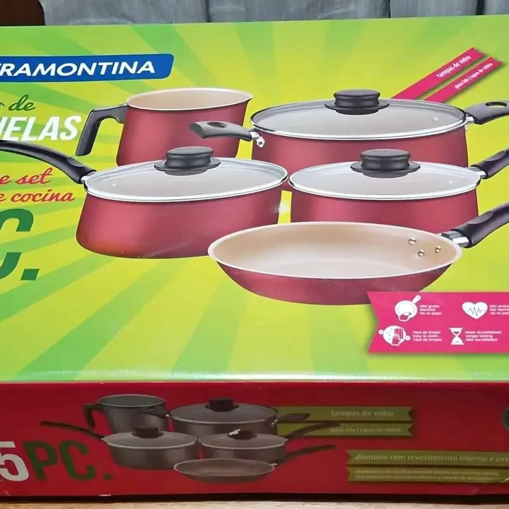 Set x5 ollas tramontina
