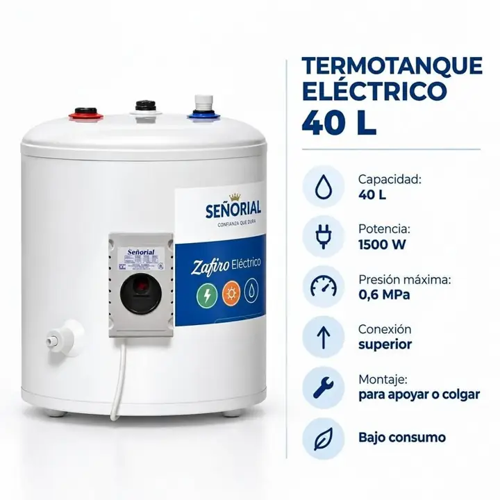 Termotanque electrico 40L (envio gratis)
