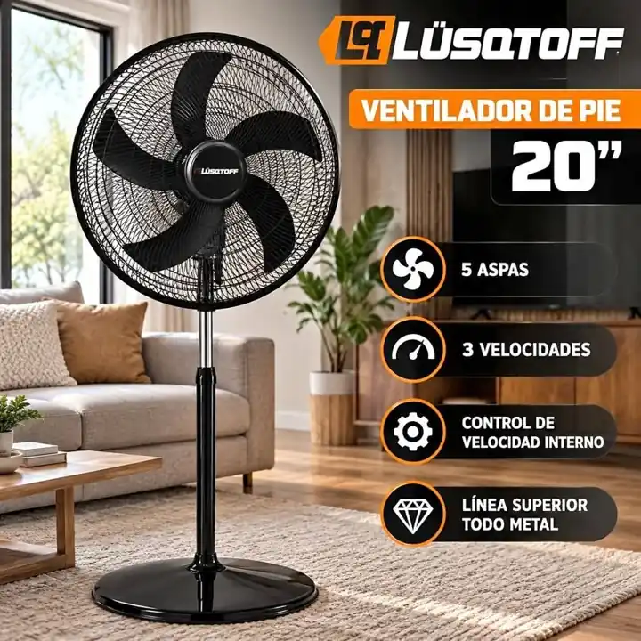 Ventilador 20" luqstoff