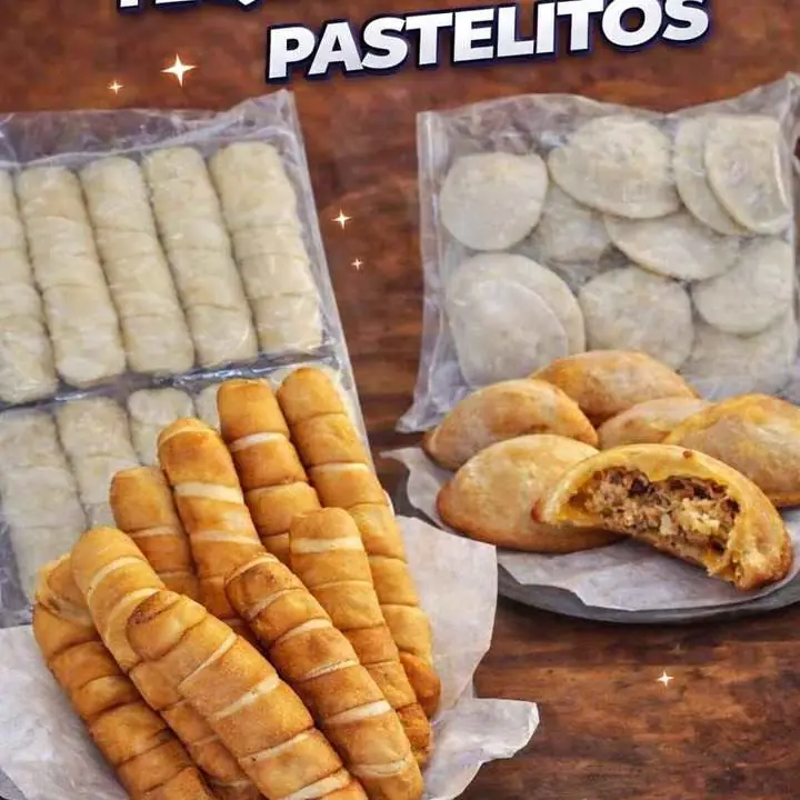 Tequeños y pastelitos congelados