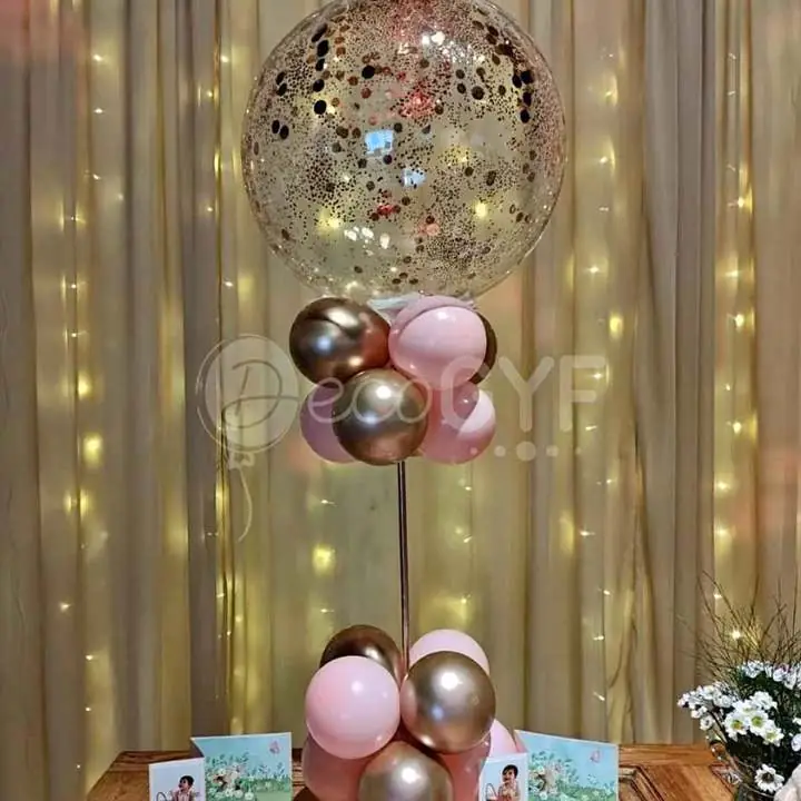 Centros de mesa con globos