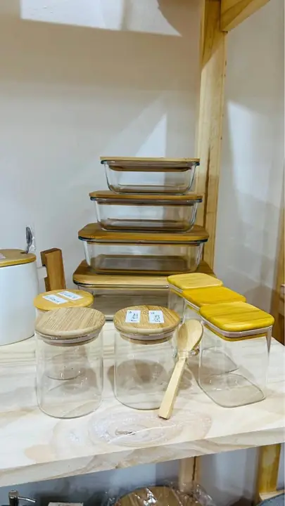 Especieros tapa bambu
