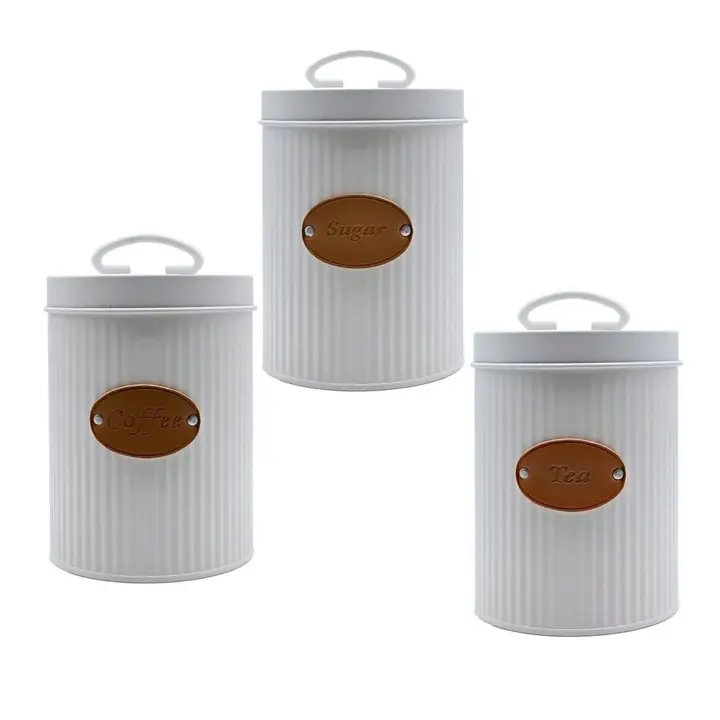 Latas vintage cocina x 3