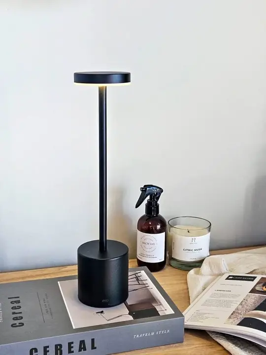 Velador led negro usb