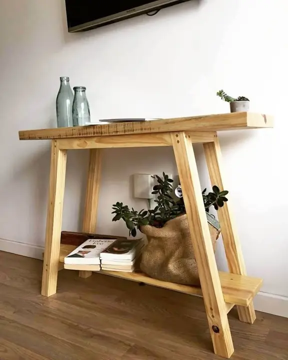 Mesa recibidora o de arrime de pino