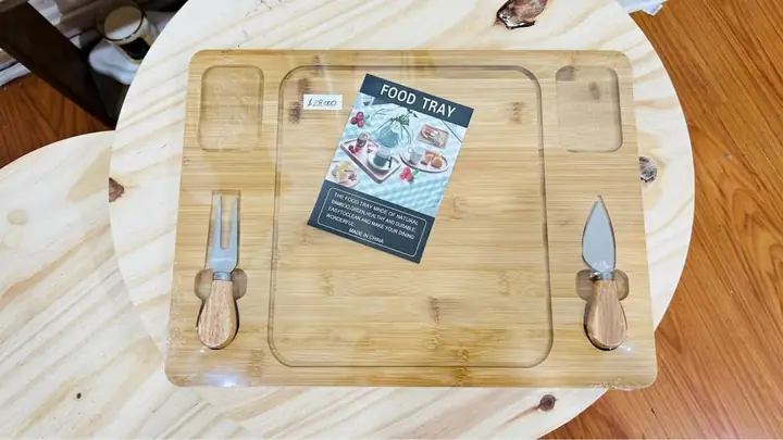 Tabla para picada de bambú