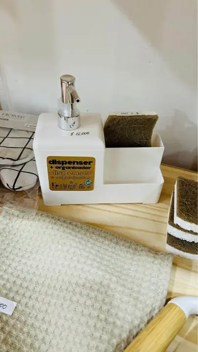 Organizador de bacha porta esponja + dispenser
