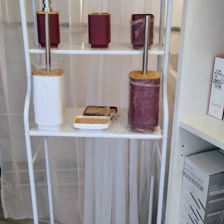 Hermosos rack organizador! y set de baño !se venden por separado. super promo oferta hoy!