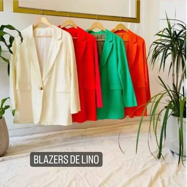 Blazers de lino hermosos y delicados