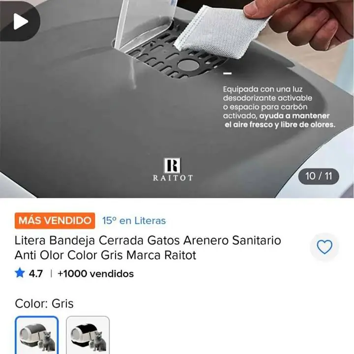 Litera para gatos! Entregas hoy promo oferta!