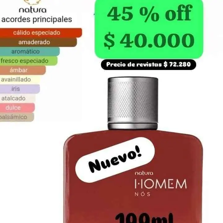 Perfume homem nos super promo hoy! oferta