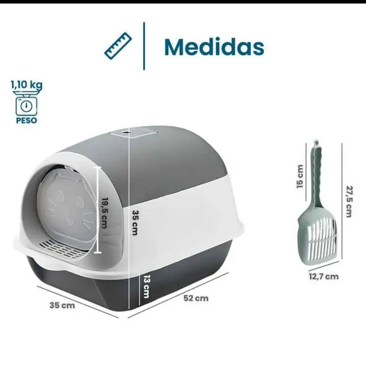 Litera para gatos arenero sanitario anti olor super promo oferta hoy!