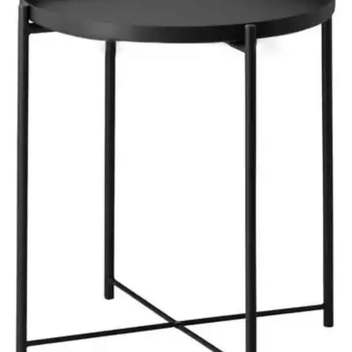 Mesa auxiliar chapa pintura epoxi medidas aprox 54 cm altura. 46cm diám. promo hoy liquidación