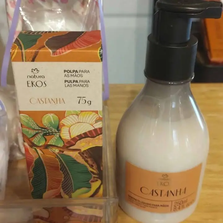 Ekos castaña crema de manos y jabon liquido kit! oferta hoy!