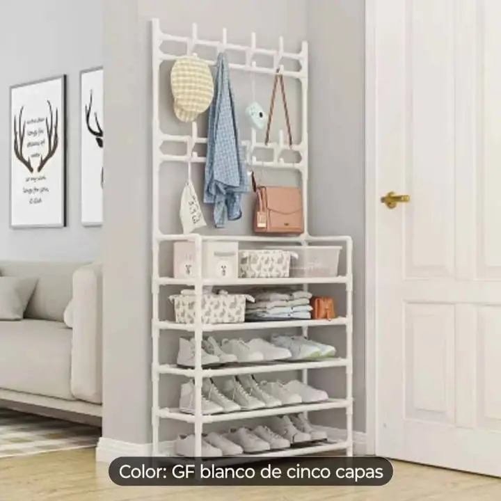 Organizador recibidor pvc en negro o blanco super promo oferta hoy!