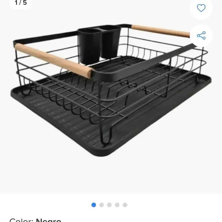 Secaplatos escurridor con detalle de bamboo super promo oferta hoy!gran liquidación