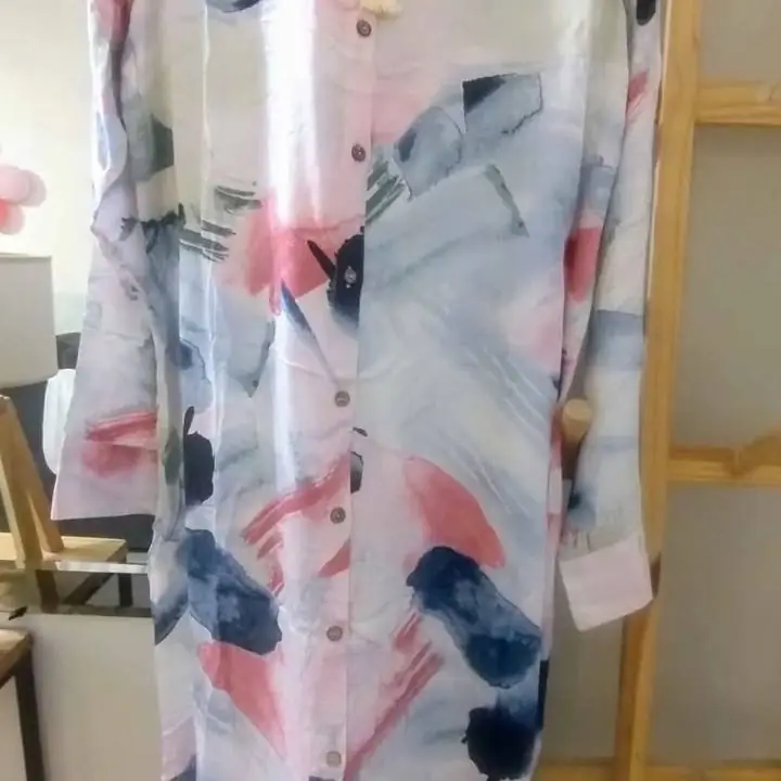 Vestido camisero super amplio y largo talle L super promo oferta!