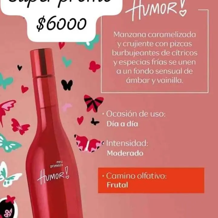 Perfume humor rojo súper ofertaaaa! Últimos días a este precio! Aprovecha!