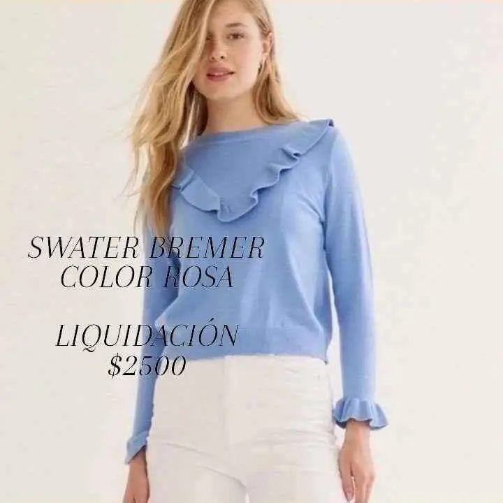 Sweater bremer con volados