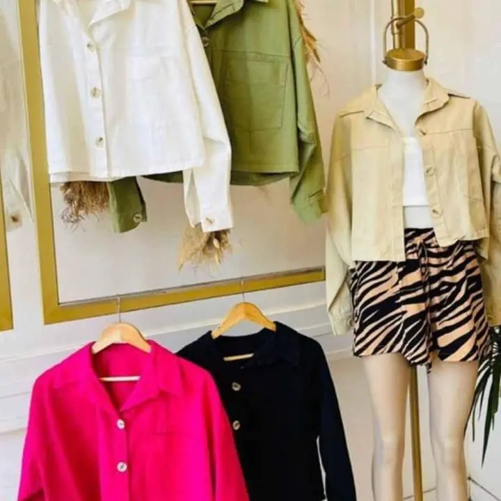 Camperita de gabardina oversize