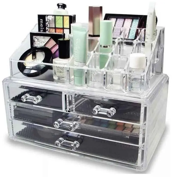 Organizador de maquillaje acrílico precio promo súper oferta ultimos!