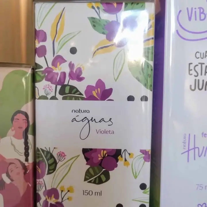 Perfumes natura super promo colonia aguas violeta! oferta hoy