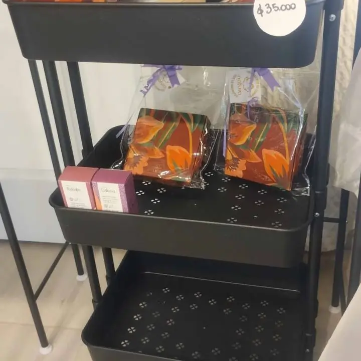 Carrito organizador caño y PVC stock color negro y blanco Súper Promo oferta hoy!