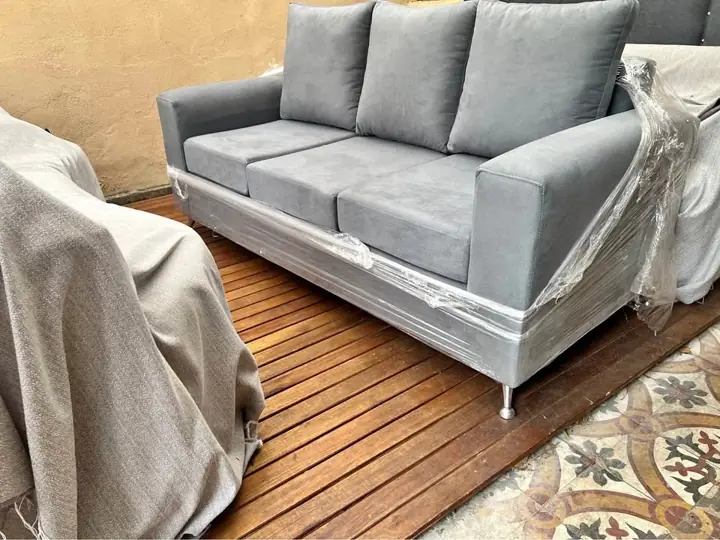 Sillon 3 cuerpos premium pana antimancha nuevo