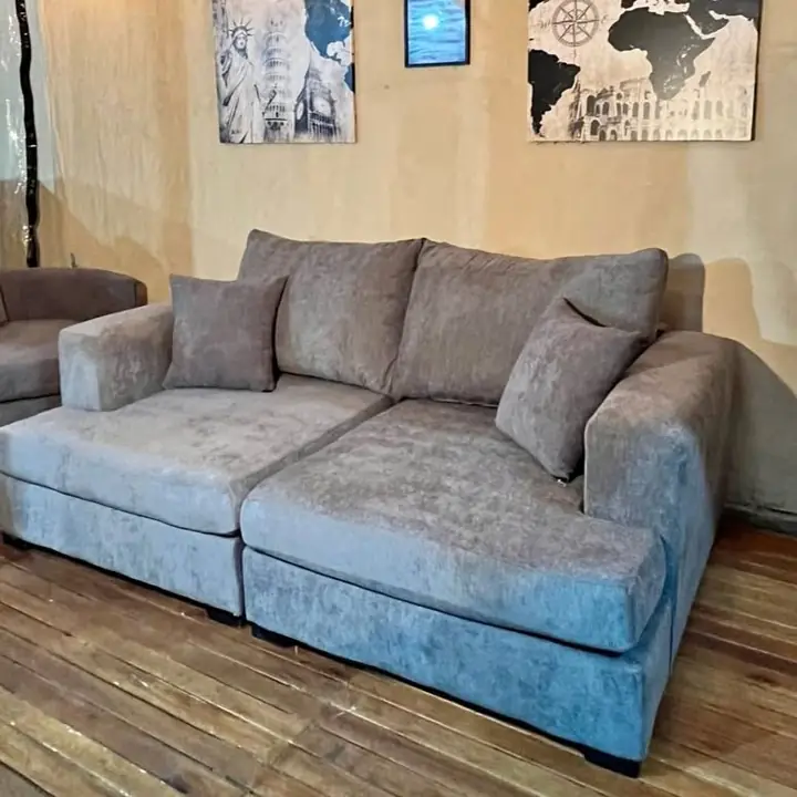 Sillon supersoft 3 cuerpos 2 x1.20 de profundidad pana antimancha